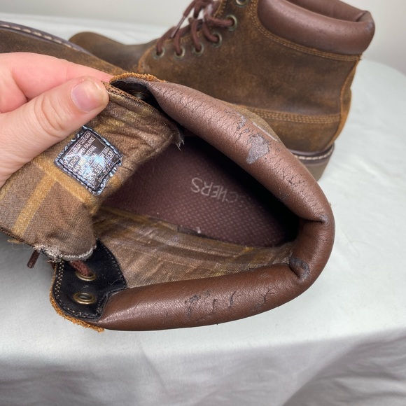 Y2K vintage 90s sketcher lace up boots work hiking boots - Picture 7 of 7